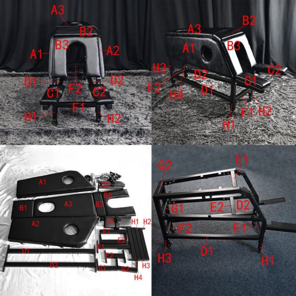 BDSM Bondage Horse kneeling Body Pillory - Image 6