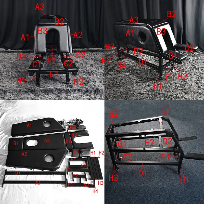 Mobile BDSM Bondage Horse w/Wheels for Dynamic Play&Restraint - Image 6