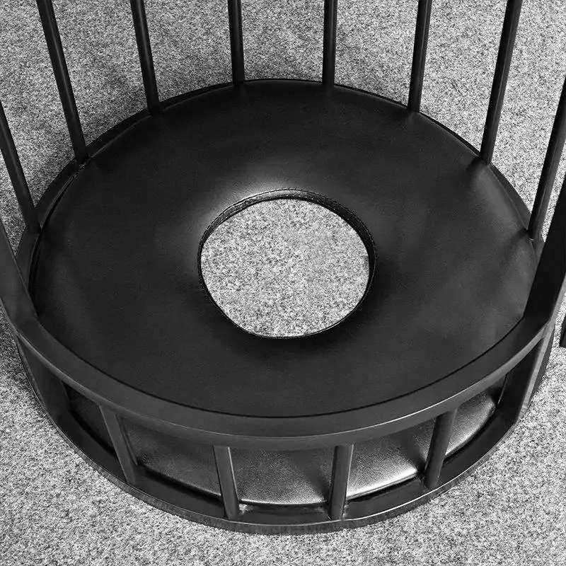 BDSM Steel Slave Birdcage Bondage Confinement with Posture Restraint - Image 5