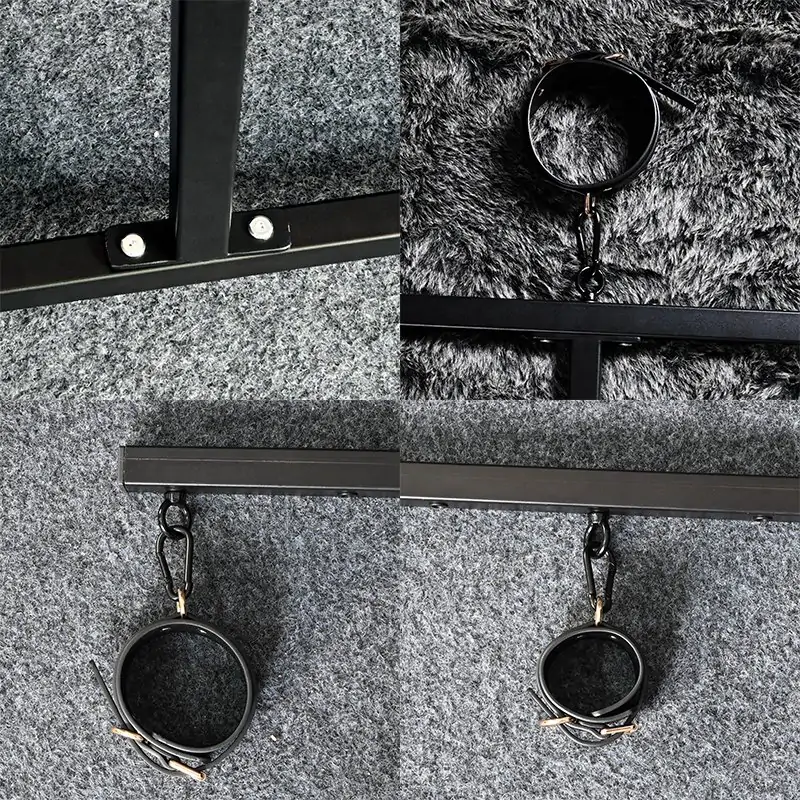 BDSM Steel Bondage Pillory for Nneck Wrist & Ankle Joint restraints - Image 7