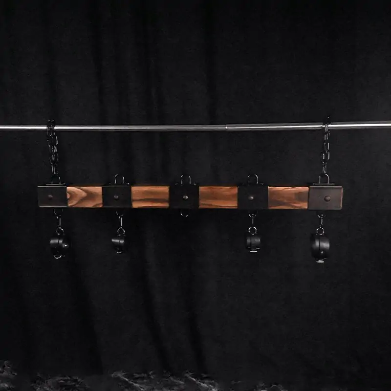 BDSM Suspension Wooden Cuffs