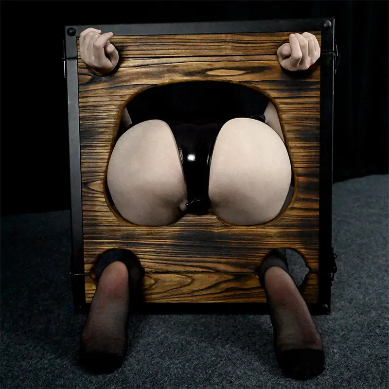 BDSM Wooden stocks Buttock Restraints/Limb&Hip Immobilization - Image 4