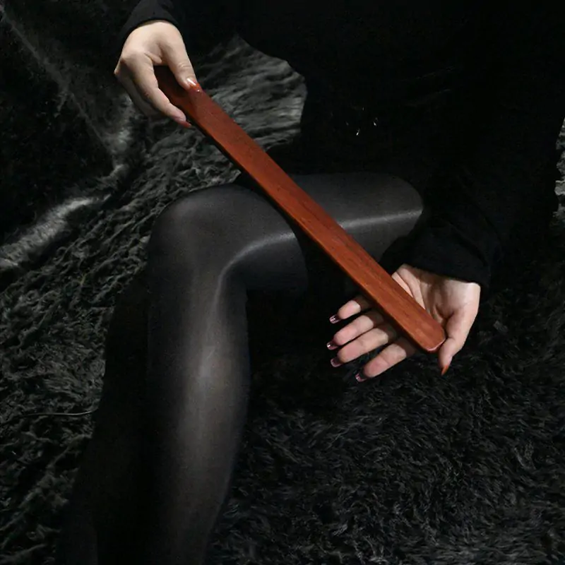Padauk Wood BDSM Spanking Paddle - Apartment-Friendly Quiet Design|Professional Thud Control Tool - Image 5