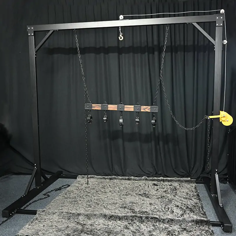 Professional BDSM Overhead Frame with Manual Hoist for Suspension - Image 2