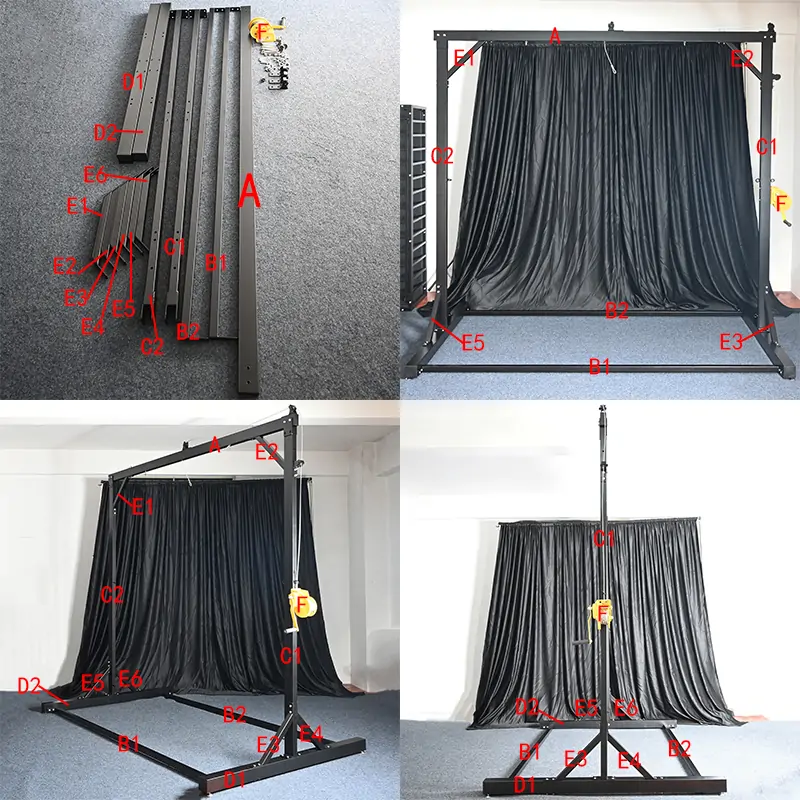 Professional BDSM Overhead Frame with Manual Hoist for Suspension - Image 9